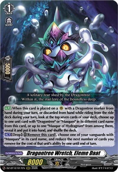 Dragontree Wretch, Eleme Daat [D-Format] DZ-BT12/017EN