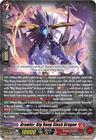 Brawler, Big Bang Slash Dragon [D-Format] DZ-BT12/021EN