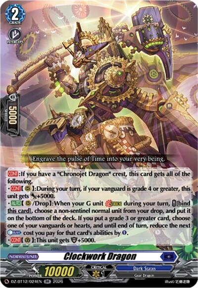 Clockwork Dragon [D-Format] DZ-BT12/024EN