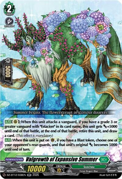 Valgrowth of Expansive Summer [D-Format] DZ-BT12/038EN