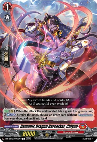 Demonic Dragon Berserker, Chiyou [D-Format] DZ-BT12/072EN
