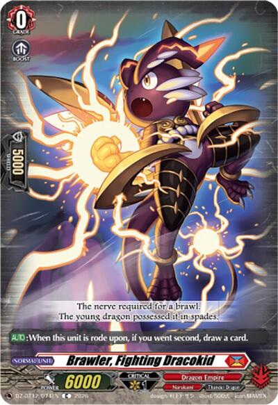 Brawler, Fighting Dracokid [D-Format] DZ-BT12/074EN
