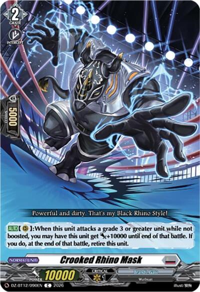 Crooked Rhino Mask [D-Format] DZ-BT12/090EN