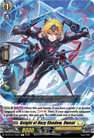 Knight of Hazy Shadow, Oweni [D-Format] DZ-BT12/102EN