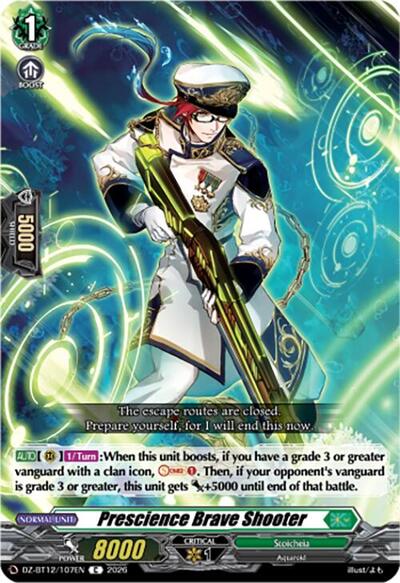 Prescience Brave Shooter [D-Format] DZ-BT12/107EN