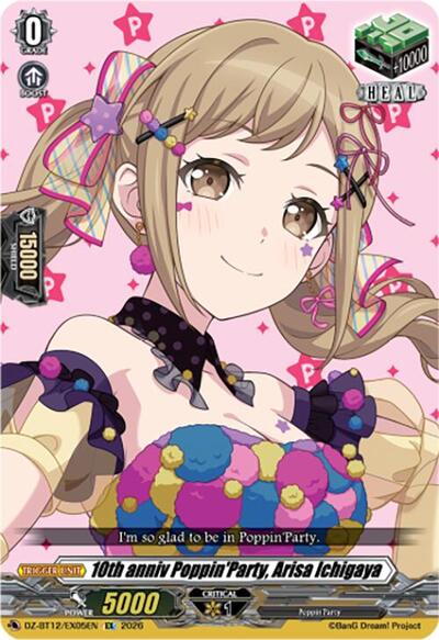 10th anniv Poppin'Party, Arisa Ichigaya [D-Format] DZ-BT12/EX05EN