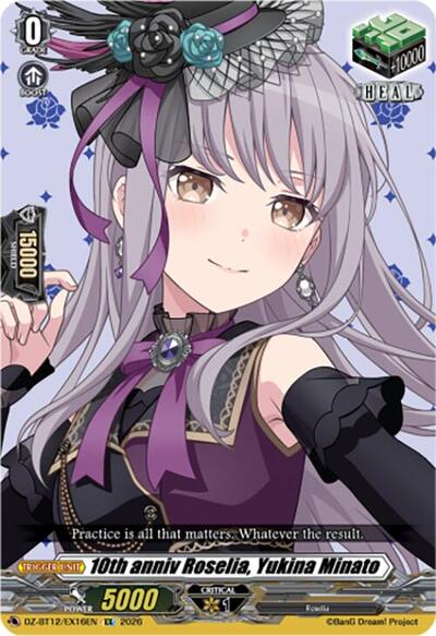 10th anniv Roselia, Yukina Minato [D-Format] DZ-BT12/EX16EN