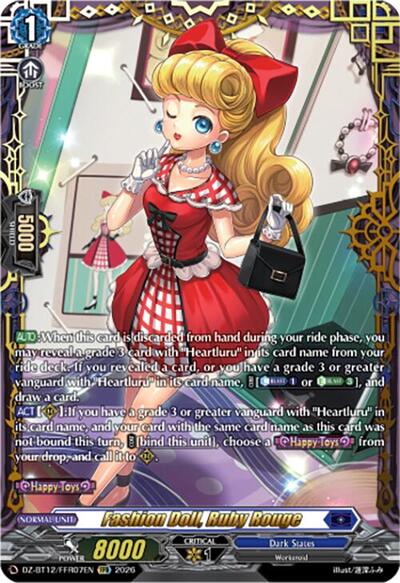 Fashion Doll, Ruby Rouge [D-Format] DZ-BT12/FFR07EN