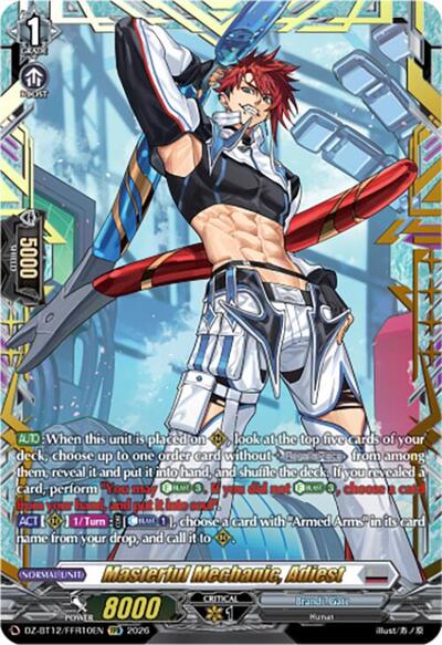 Masterful Mechanic, Adiest [D-Format] DZ-BT12/FFR10EN