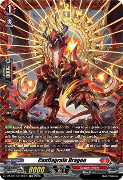 Conflagrate Dragon [D-Format] DZ-BT12/FR03EN