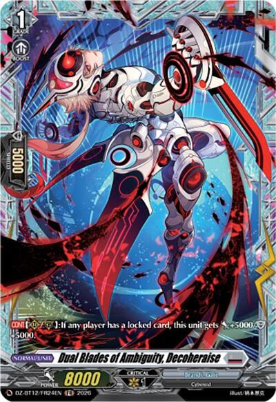 Dual Blades of Ambiguity, Decoheraise [D-Format] DZ-BT12/FR24EN