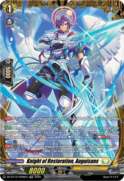 Knight of Restoration, Auguisans [D-Format] DZ-BT12/FR28EN