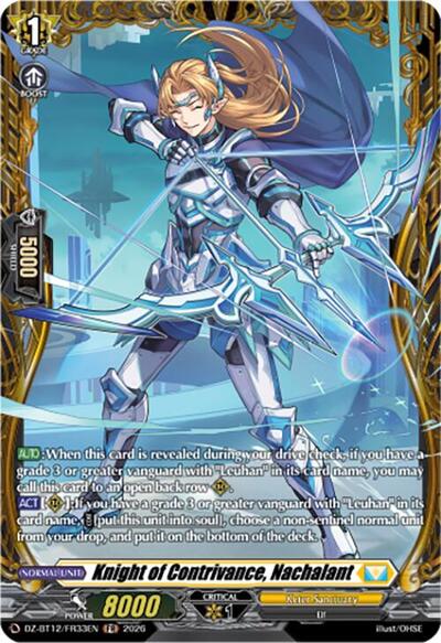 Knight of Contrivance, Nachalant [D-Format] DZ-BT12/FR33EN