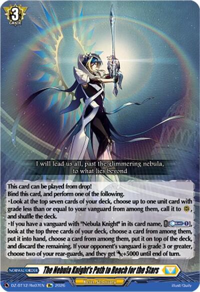 The Nebula Knight's Path to Reach for the Stars [D-Format] DZ-BT12/Re07EN