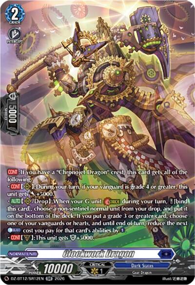 Clockwork Dragon [D-Format] DZ-BT12/SR12EN