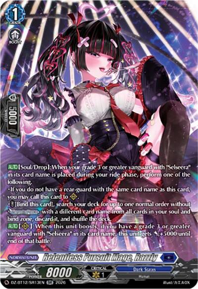 Relentless Pursuit Mage, Razzly [D-Format] DZ-BT12/SR13EN