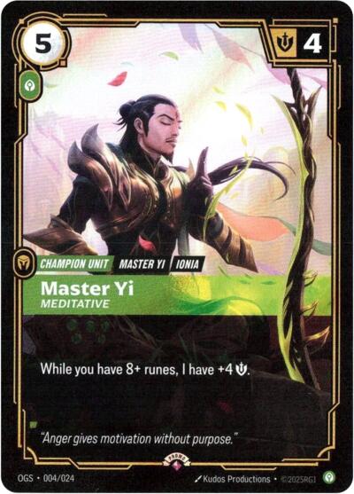Master Yi, Meditative 004/024