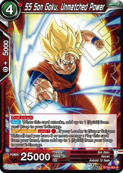 SS Son Goku, Unmatched Power BT30-004