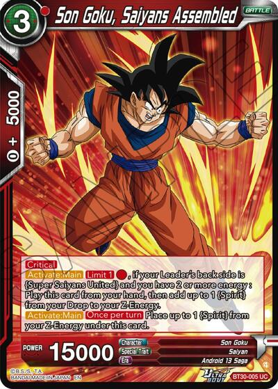 Son Goku, Saiyans Assembled BT30-005