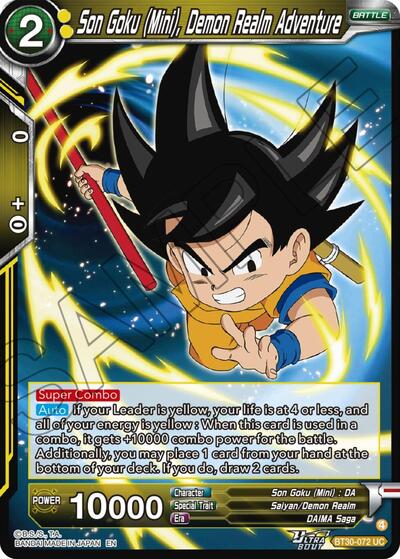 Son Goku (Mini), Demon Realm Adventure BT30-072