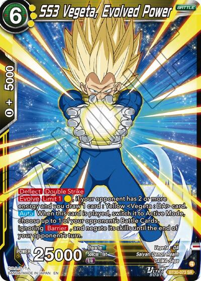 SS3 Vegeta, Evolved Power BT30-073