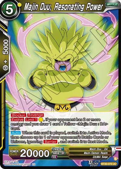 Majin Duu, Resonating Power BT30-075