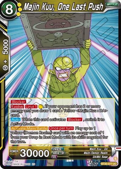 Majin Kuu, One Last Push BT30-077