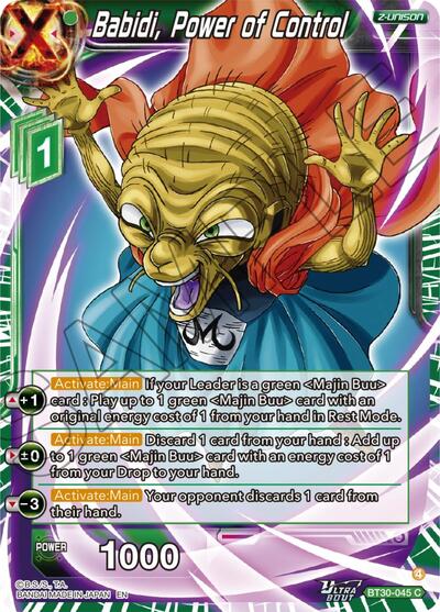 Babidi, Power of Control BT30-045