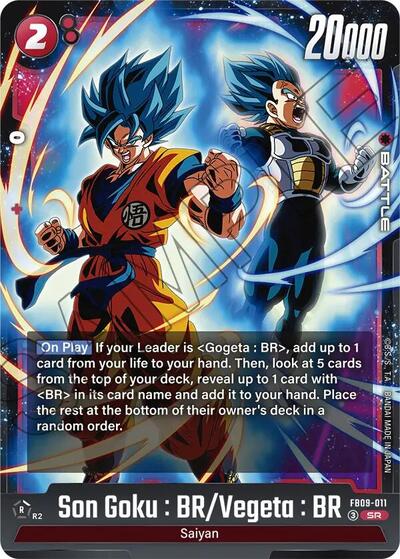 Son Goku : BR/Vegeta : BR (FB09-011) [Fusion World] FB09-011