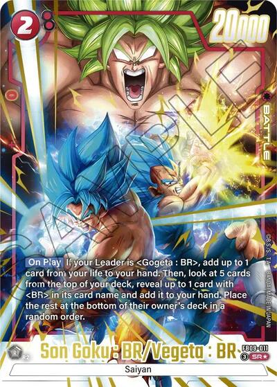 Son Goku : BR/Vegeta : BR (FB09-011) [Fusion World] FB09-011