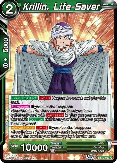 Krillin, Life-Saver BT30-053