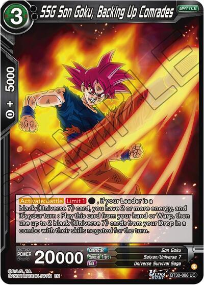 SSG Son Goku, Backing Up Comrades BT30-086