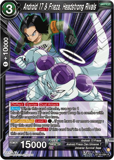 Android 17 & Frieza, Headstrong Rivals BT30-094