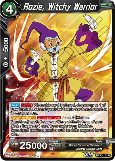 Rozie, Witchy Warrior BT30-102