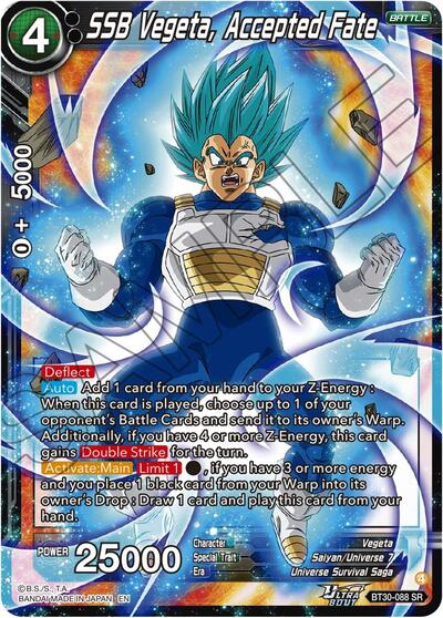SSB Vegeta, Accepted Fate BT30-088