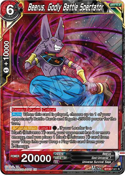 Beerus, Godly Battle Spectator BT30-141
