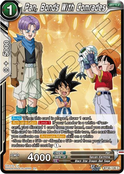 Pan, Bonds With Comrades BT30-126