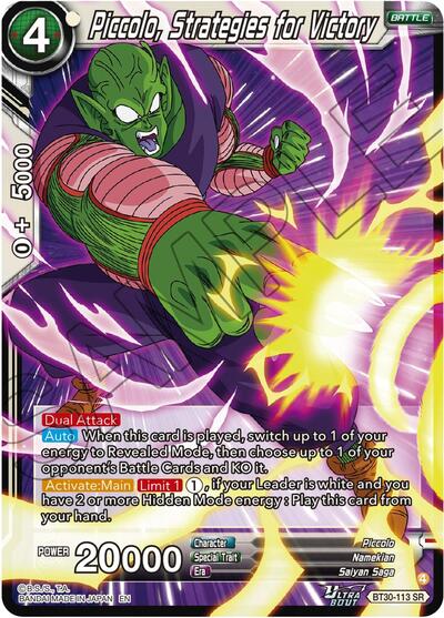 Piccolo, Strategies for Victory BT30-113