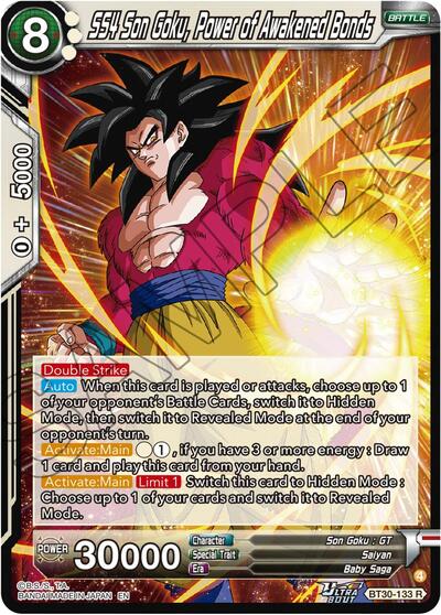 SS4 Son Goku, Power of Awakened Bonds BT30-133