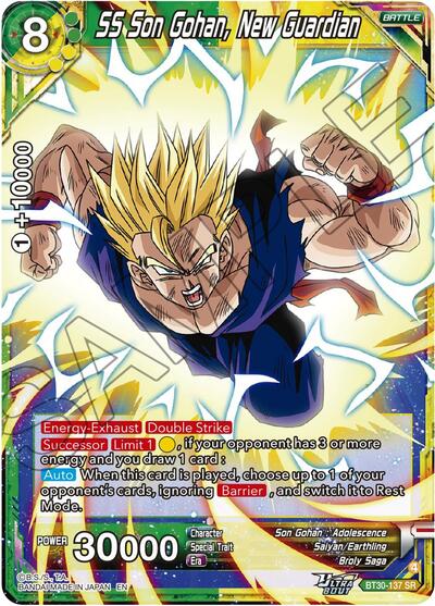 SS Son Gohan, New Guardian BT30-137