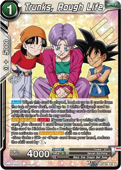 Trunks, Rough Life BT30-130