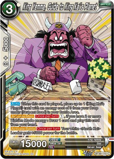 King Yemma, Guide to King Kai's Planet BT30-115