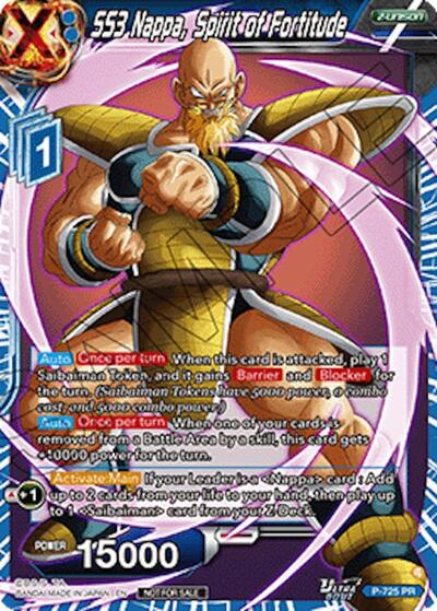 SS3 Nappa, Spirit of Fortitude