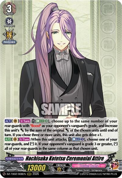 Hachisuka Kotetsu Ceremonial Attire [D-Format] DZ-TB02/008EN
