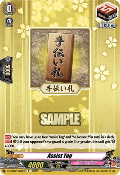 Assist Tag [D-Format] DZ-TB02/067EN