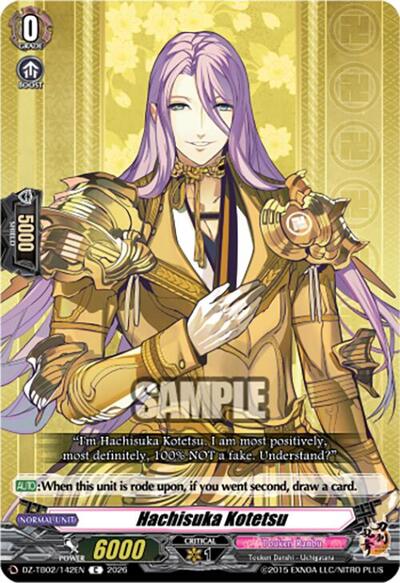 Hachisuka Kotetsu [D Format] DZ-TB02/142EN