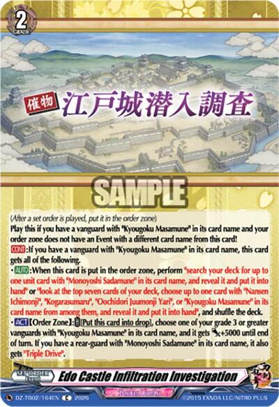 Edo Castle Infiltration Investigation [D-Format] DZ-TB02/164EN