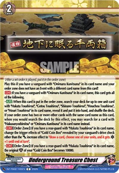 Underground Treasure Chest [D-Format] DZ-TB02/165EN