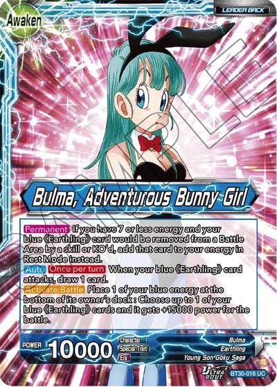 Bulma // Bulma, Adventurous Bunny Girl BT30-016