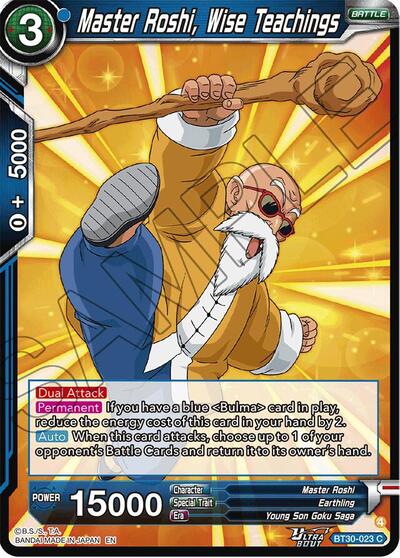 Master Roshi, Wise Teachings BT30-023